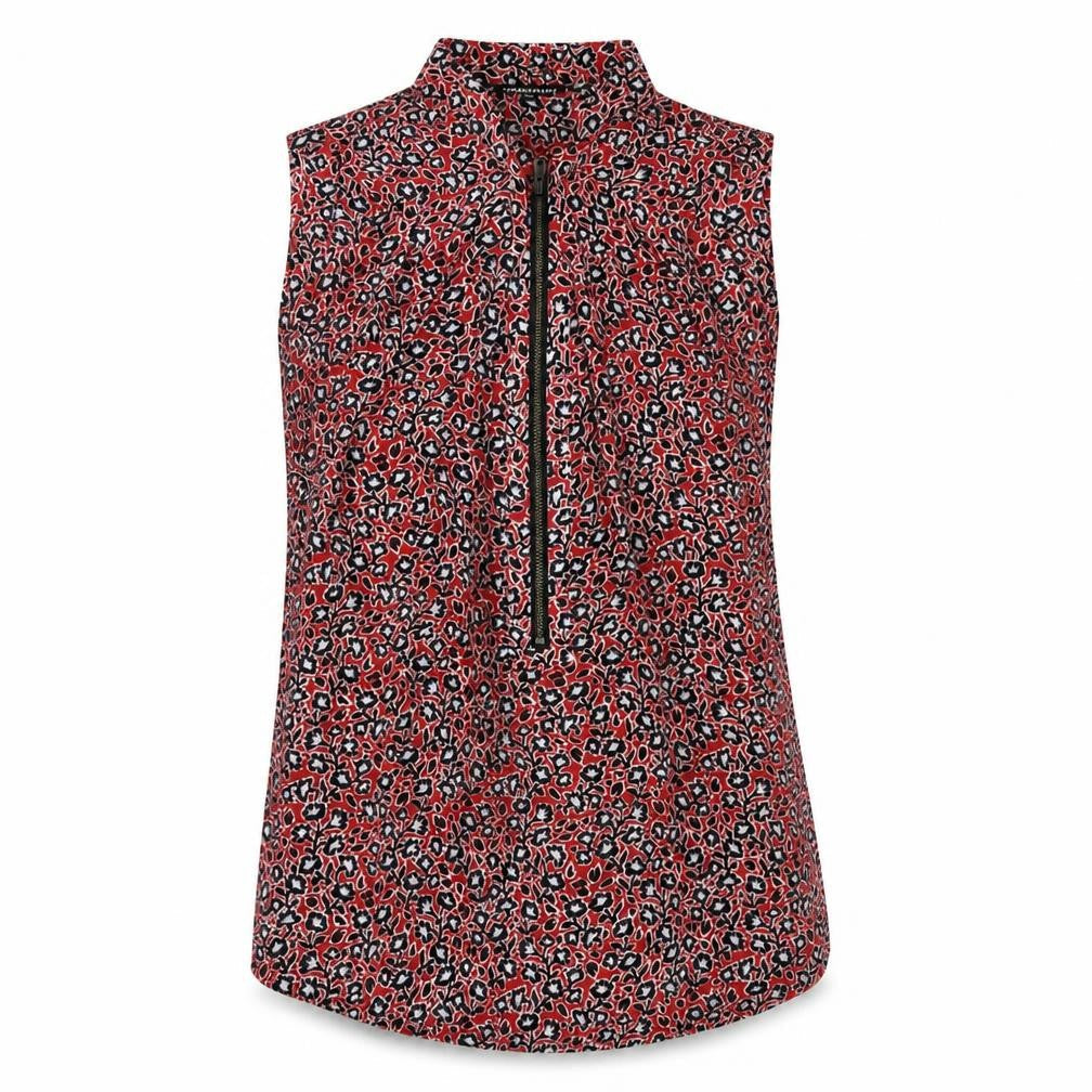 Womens UK Size 6 Warehouse Red Basic Blouse