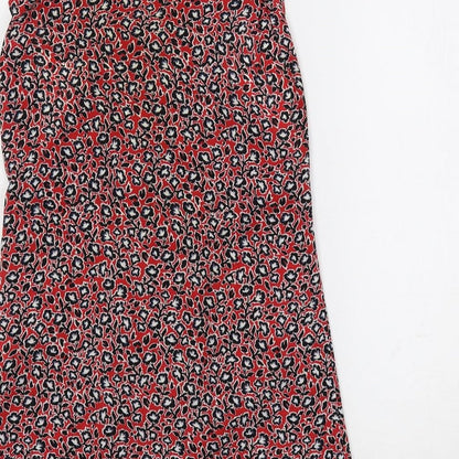 Womens UK Size 6 Warehouse Red Basic Blouse