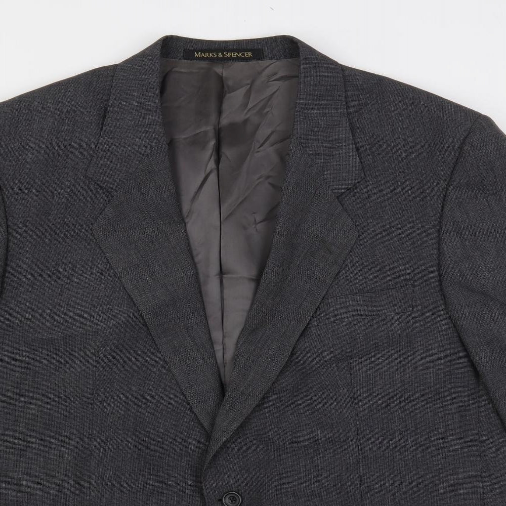 Mens UK Size 44 Marks and Spencer Regular Grey Suit Jacket