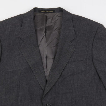 Mens UK Size 44 Marks and Spencer Regular Grey Suit Jacket
