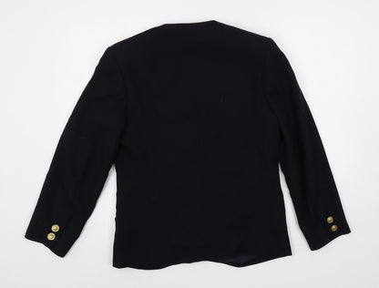 GARDEUR Womens Blue Jacket Blazer Size 12 Button