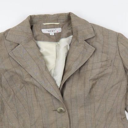 Womens UK Size 10 NEXT Beige Jacket