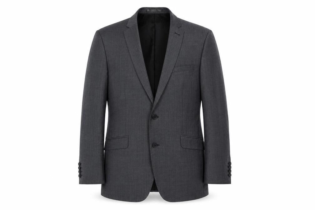 Mens UK Size 40 Racing Green Regular Grey Suit Jacket