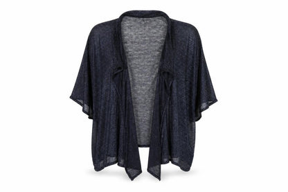 Womens UK Size One Size Debut Black Kimono Blouse