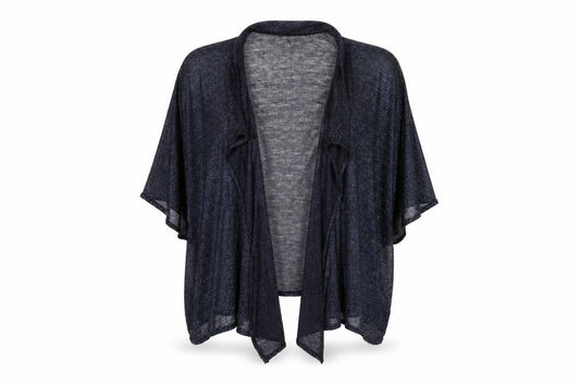 Womens UK Size One Size Debut Black Kimono Blouse