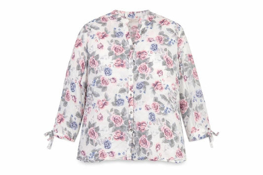 Womens UK Size 16 anna rose White Jersey Button-Up