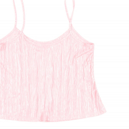 Womens UK Size 8 Topshop Pink Camisole T-Shirt