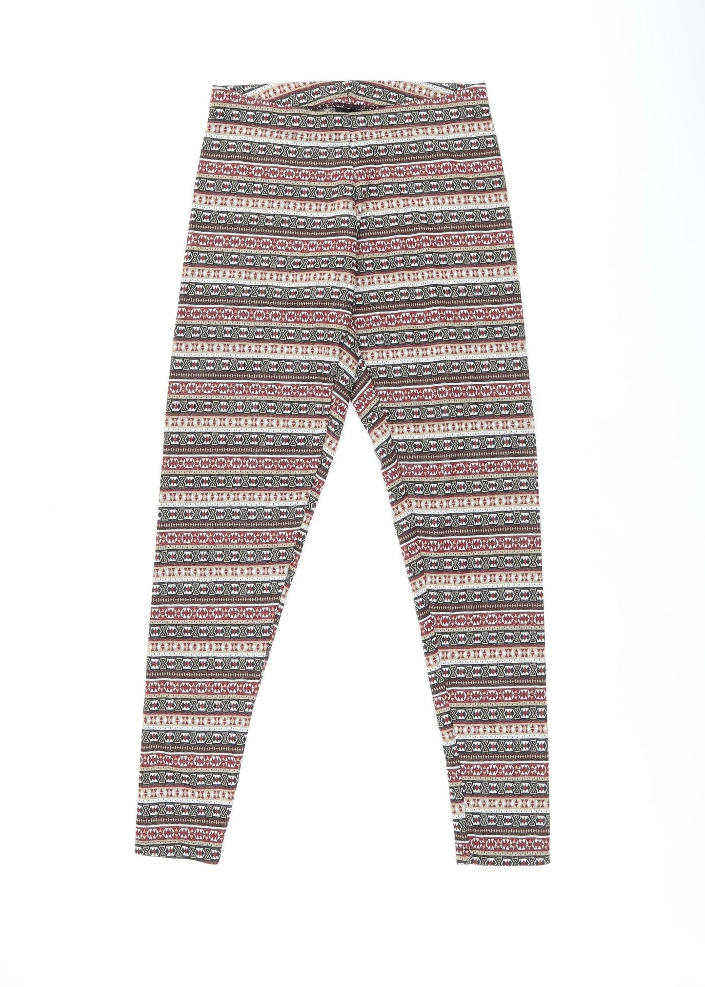 Womens UK Size 10 ESMARA  Pedal Pusher Multicoloured Leggings