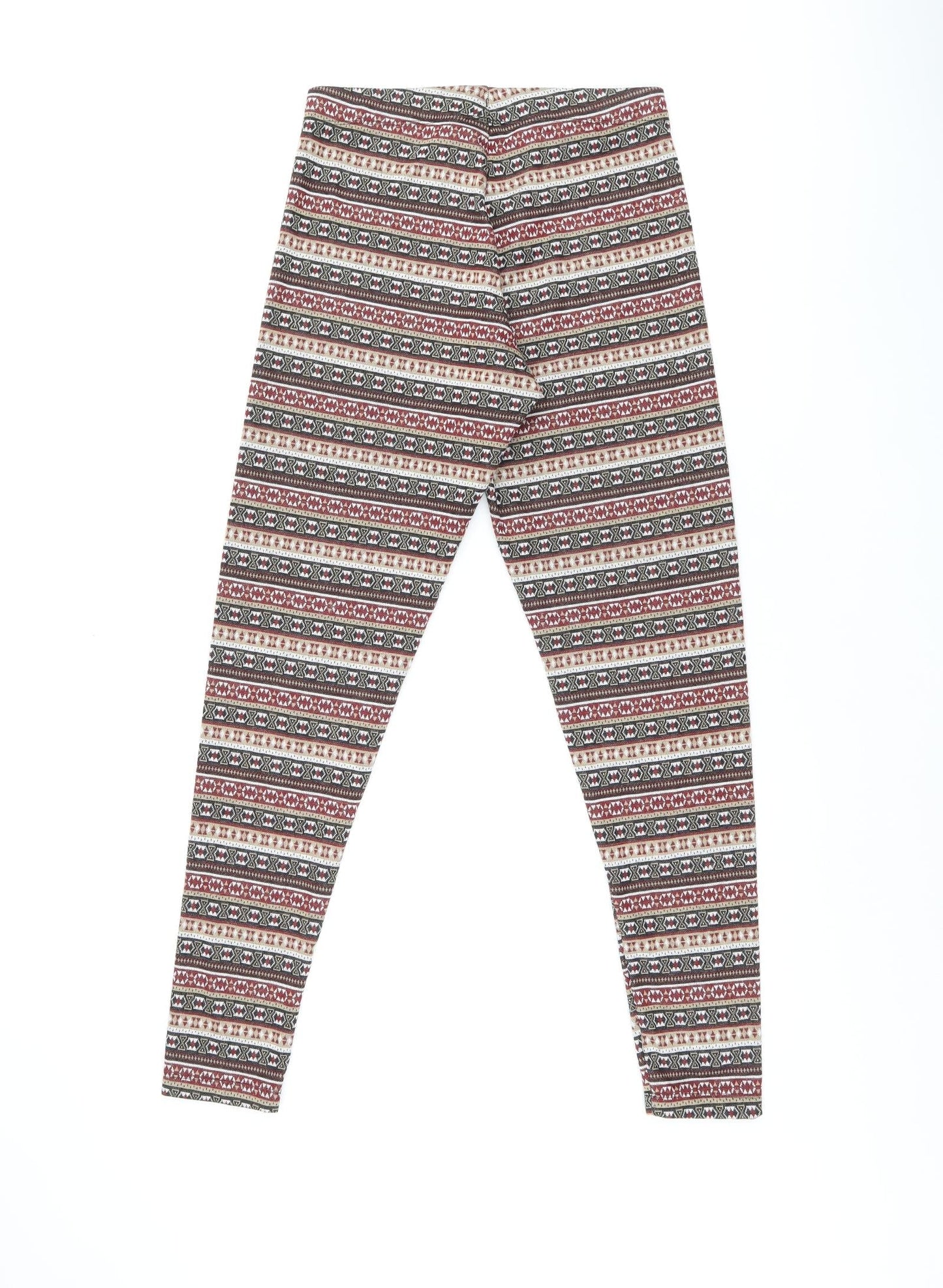 Womens UK Size 10 ESMARA  Pedal Pusher Multicoloured Leggings