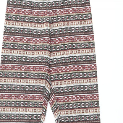 Womens UK Size 10 ESMARA  Pedal Pusher Multicoloured Leggings