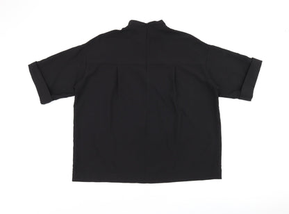 Womens UK Size 12 ASOS Black Basic Blouse
