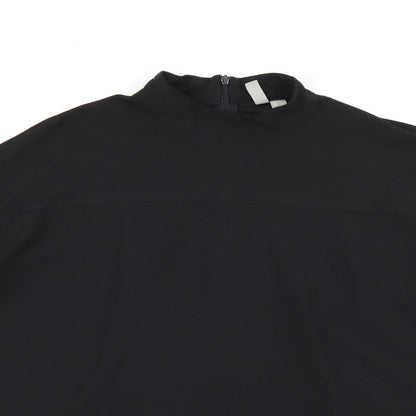 Womens UK Size 12 ASOS Black Basic Blouse