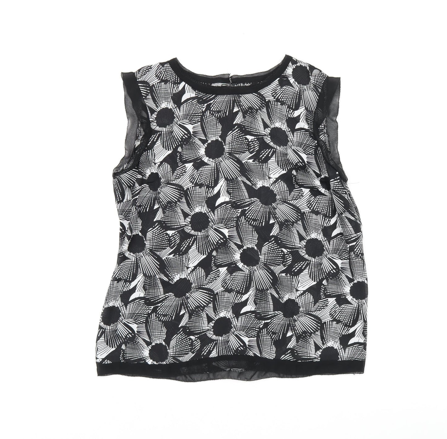 Womens UK Size 12 Mercer & Madison Black Basic T-Shirt