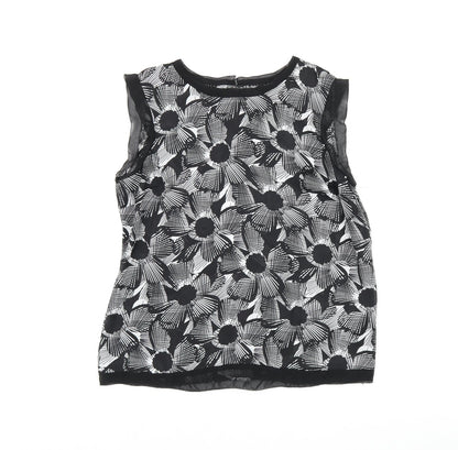 Womens UK Size 12 Mercer & Madison Black Basic T-Shirt