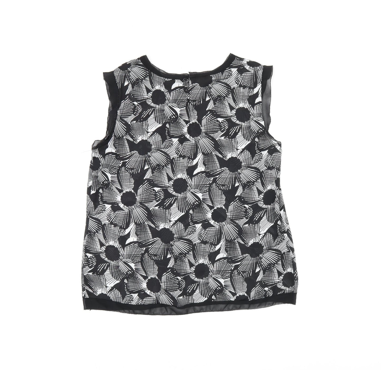 Womens UK Size 12 Mercer & Madison Black Basic T-Shirt