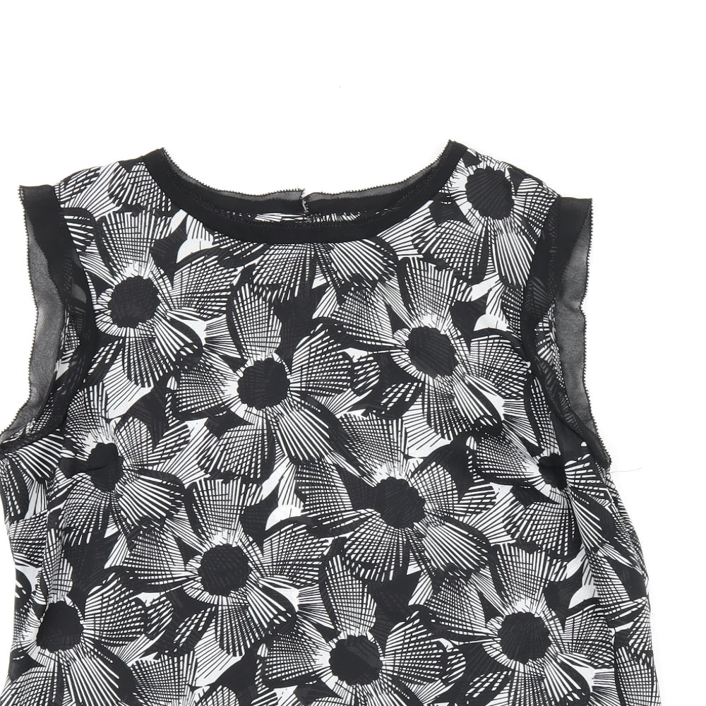 Womens UK Size 12 Mercer & Madison Black Basic T-Shirt