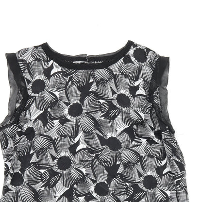 Womens UK Size 12 Mercer & Madison Black Basic T-Shirt