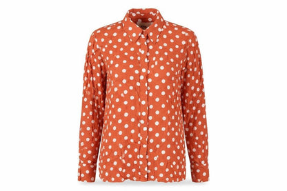Womens UK Size 6 ASOS Orange Basic Button-Up