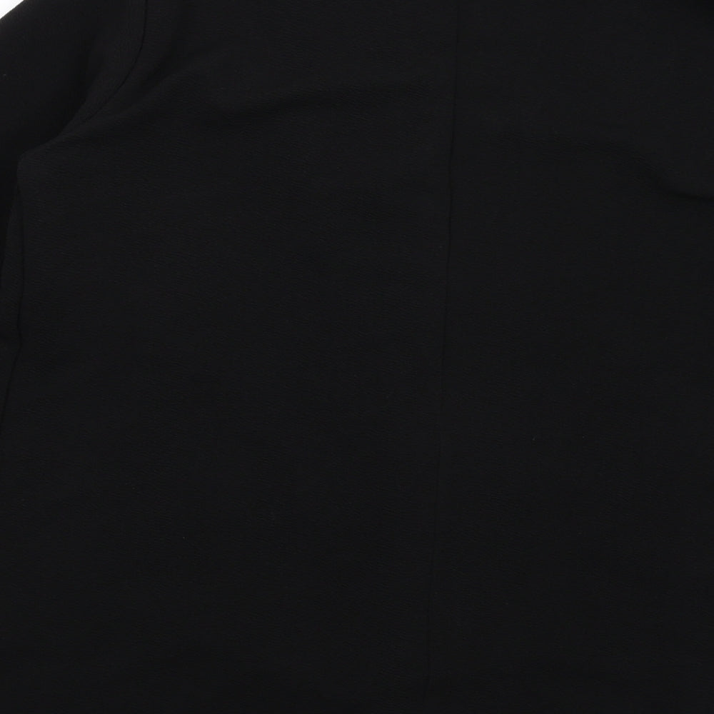 Womens UK Size 10 PRETTYLITTLETHING Black Jacket