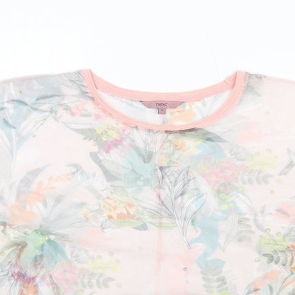 Womens UK Size 12 NEXT Multicoloured Basic T-Shirt