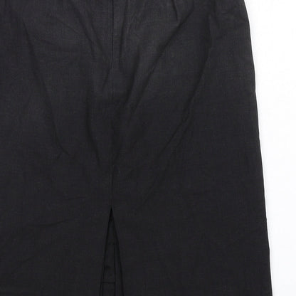 Simon Jersey Womens Grey Polyester Straight & Pencil Skirt Size 12 Zip