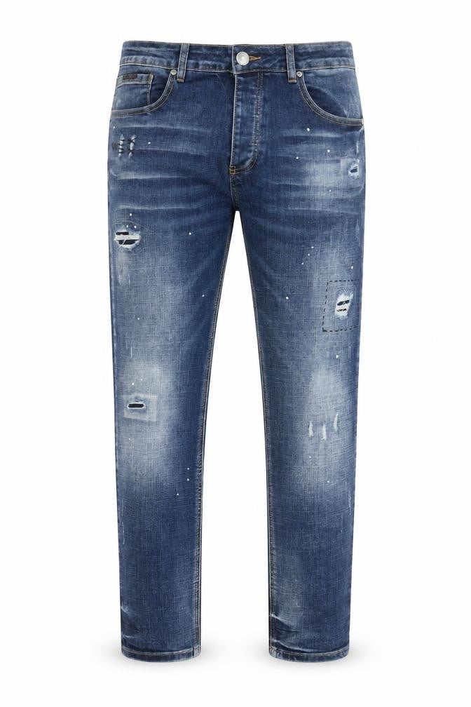 Mens UK Size 32 in Celebre Regular Fit Straight Blue Jeans