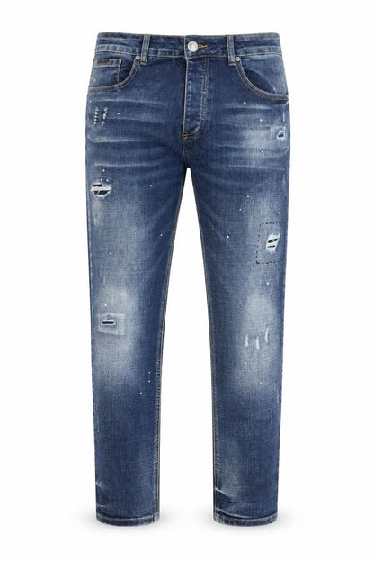 Mens UK Size 32 in Celebre Regular Fit Straight Blue Jeans