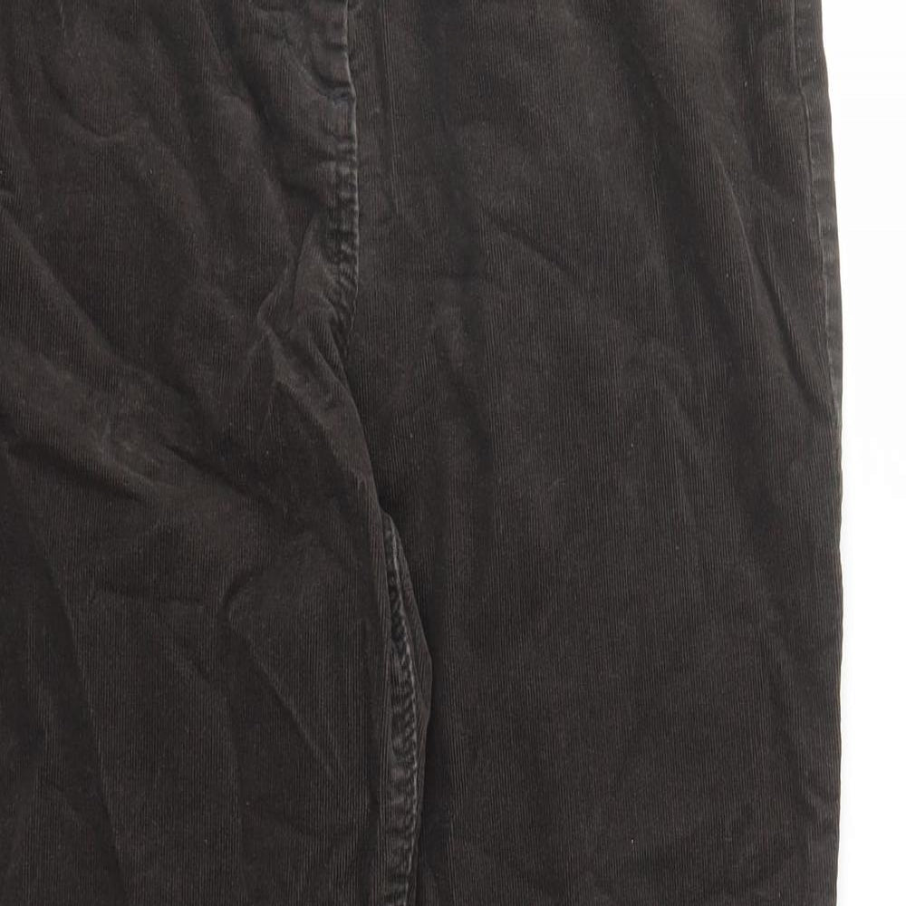 Womens UK Size 12 Classic Regular Fit  Brown Trousers