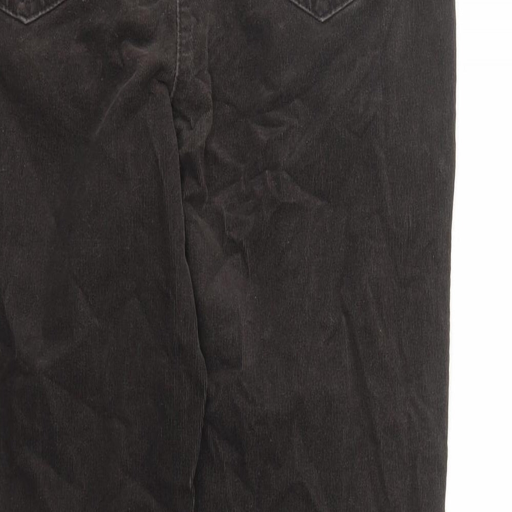 Womens UK Size 12 Classic Regular Fit  Brown Trousers