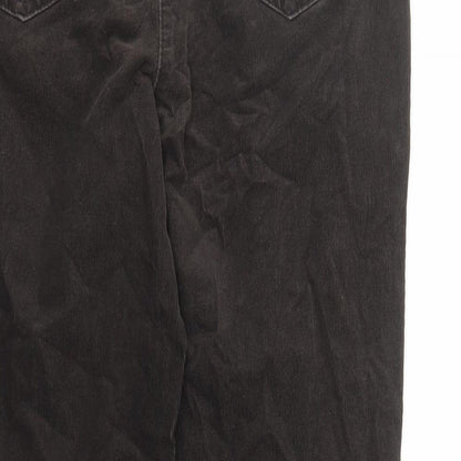 Womens UK Size 12 Classic Regular Fit  Brown Trousers
