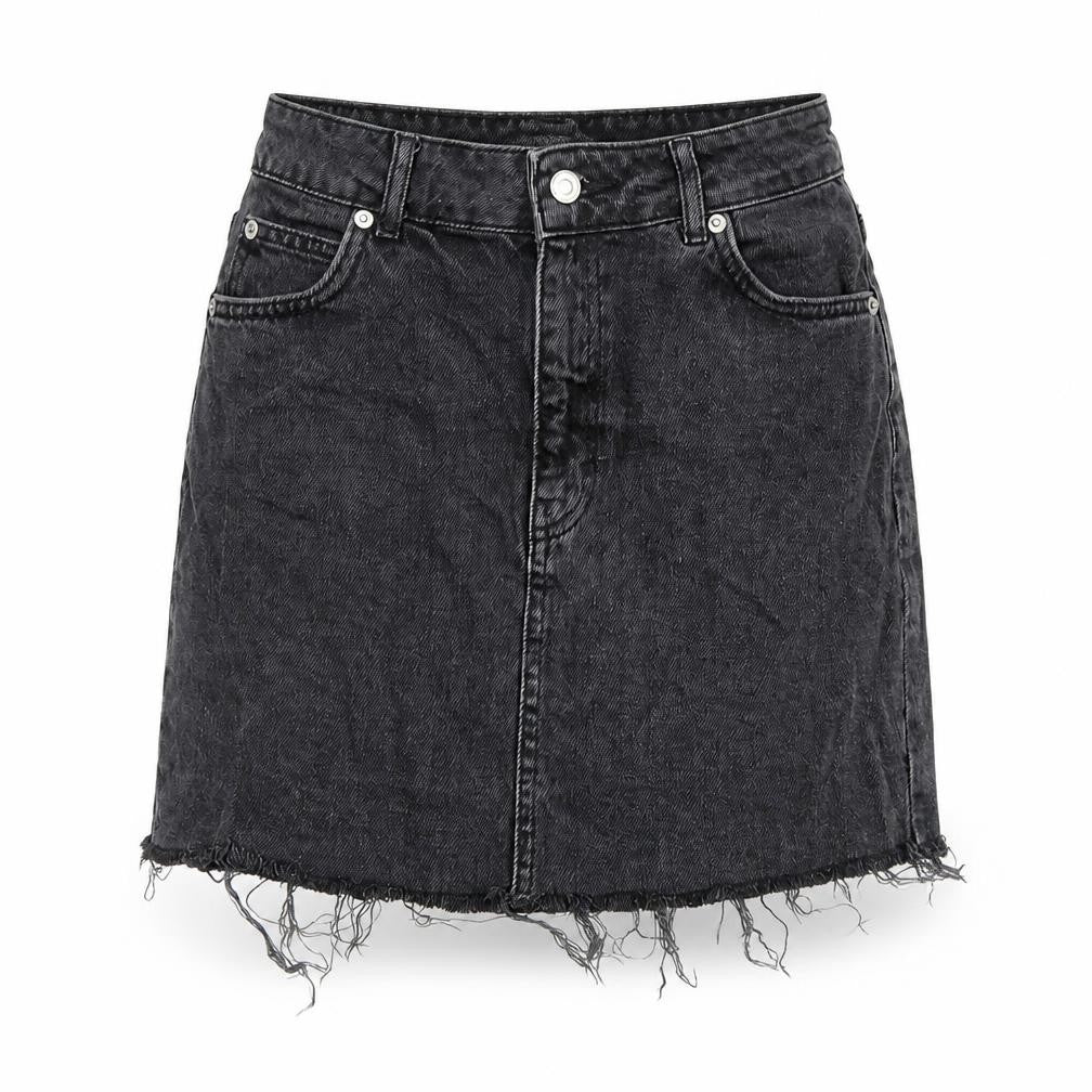 Womens UK Size 8 Topshop A-Line Denim Skirt