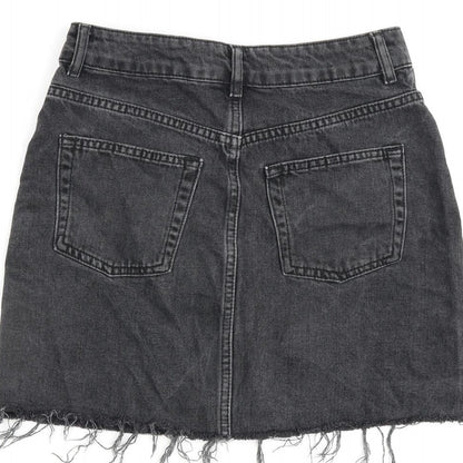 Womens UK Size 8 Topshop A-Line Denim Skirt