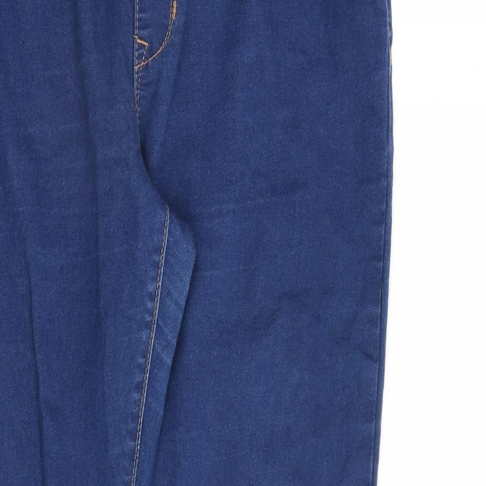 Denim & Co. Womens Blue Cotton Jegging Jeans Size 10 L30 in Regular