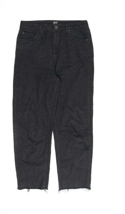 BDG Womens Black Cotton Straight Jeans Size 28 in L32 in Regular Zip