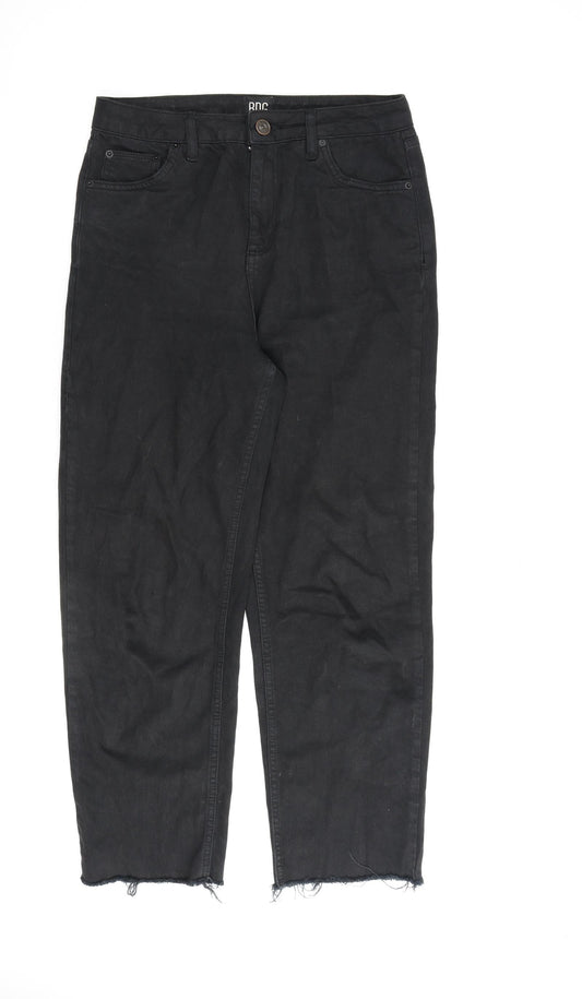 BDG Womens Black Cotton Straight Jeans Size 28 in L32 in Regular Zip