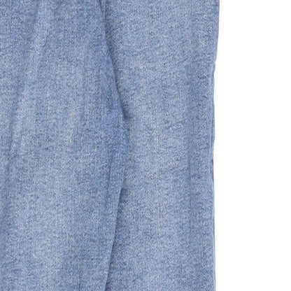 Denim & Co. Womens Blue Cotton Skinny Jeans Size 6 L26 in Regular Zip
