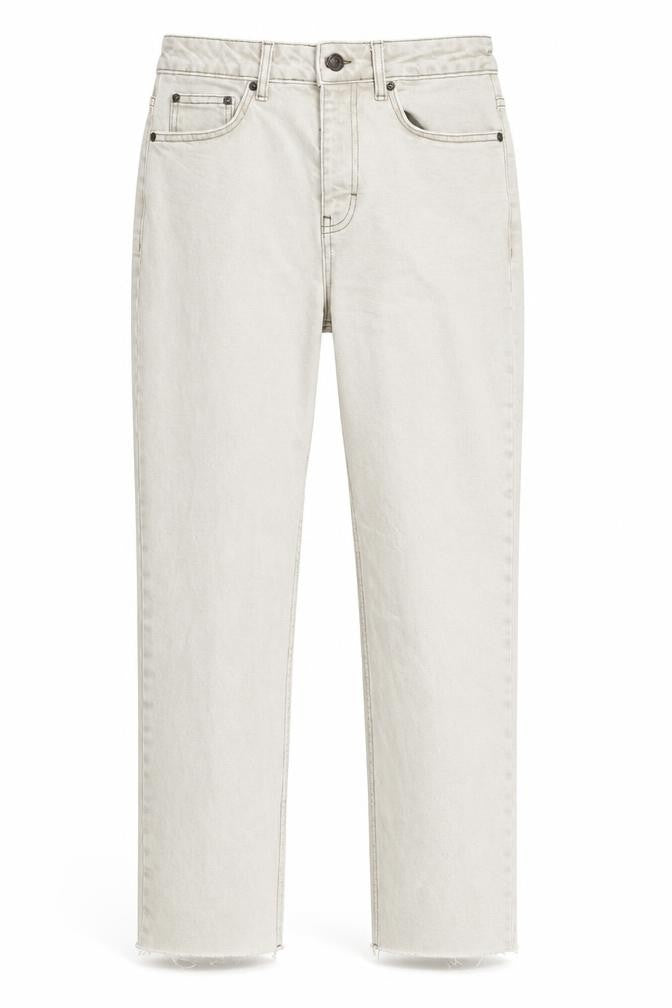 Womens UK Size 28 in Topshop Regular Fit Straight Beige Jeans