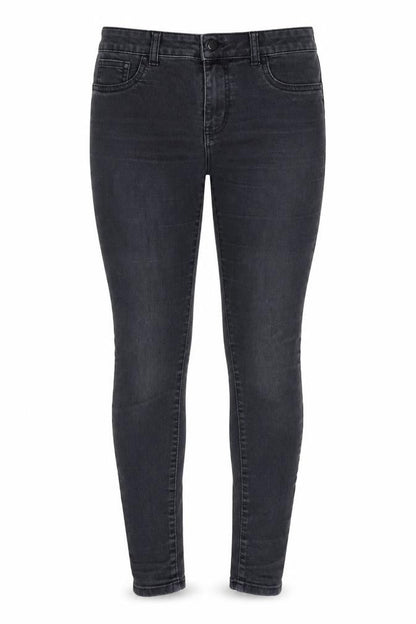 Womens UK Size 8 Denim & Co. Regular Fit Skinny Grey Jeans