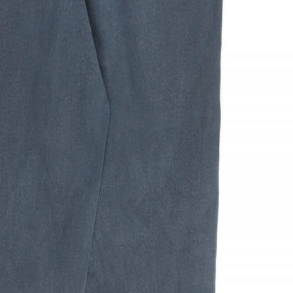 Miss Selfridge Womens Blue Cotton Skinny Jeans Size 12 L27 in Regular Zip