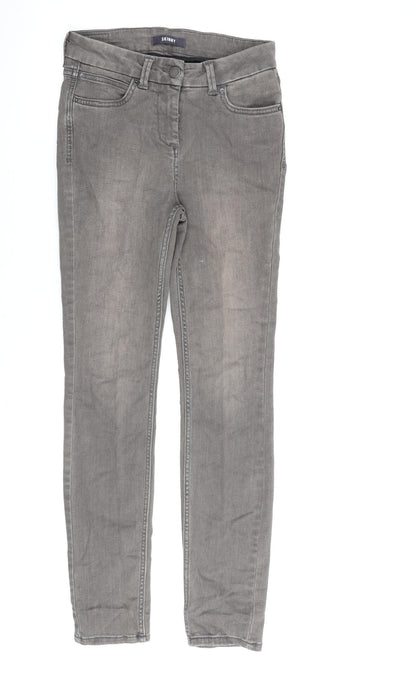 Womens UK Size 8 Marks and Spencer Regular Fit  Grey Trousers