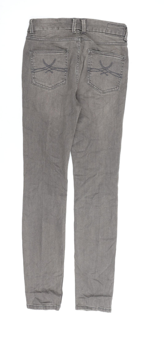 Womens UK Size 8 Marks and Spencer Regular Fit  Grey Trousers