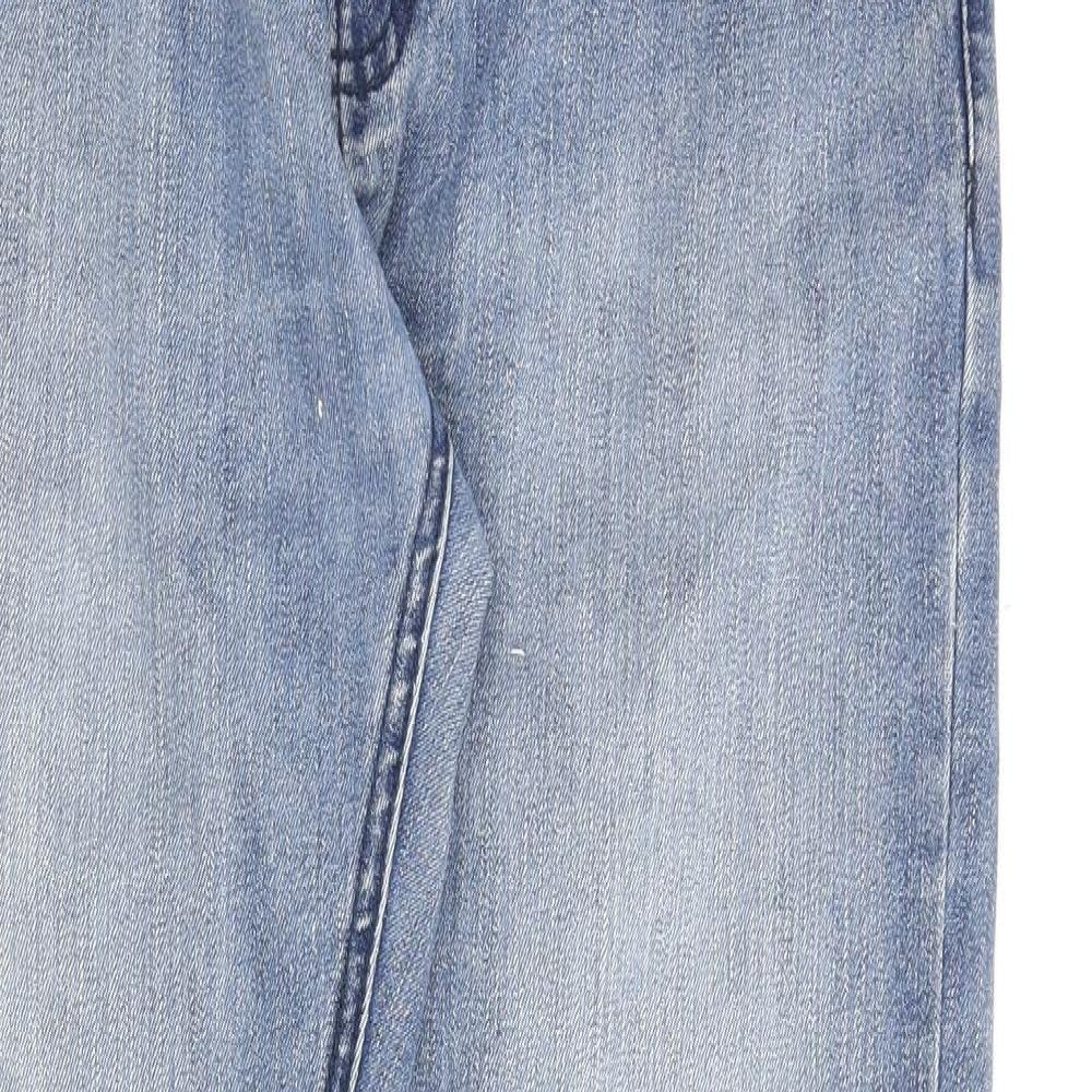 Mens UK Size 34 in Ture Face Regular Fit Skinny Blue Jeans