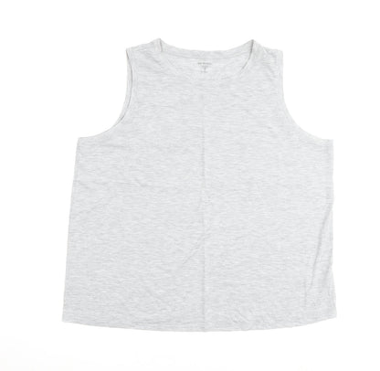 Womens UK Size 18 Marks and Spencer Grey Basic Tank