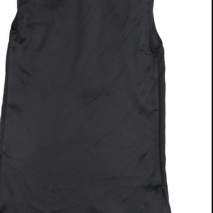 Womens UK Size 8 Warehouse Black Basic Blouse