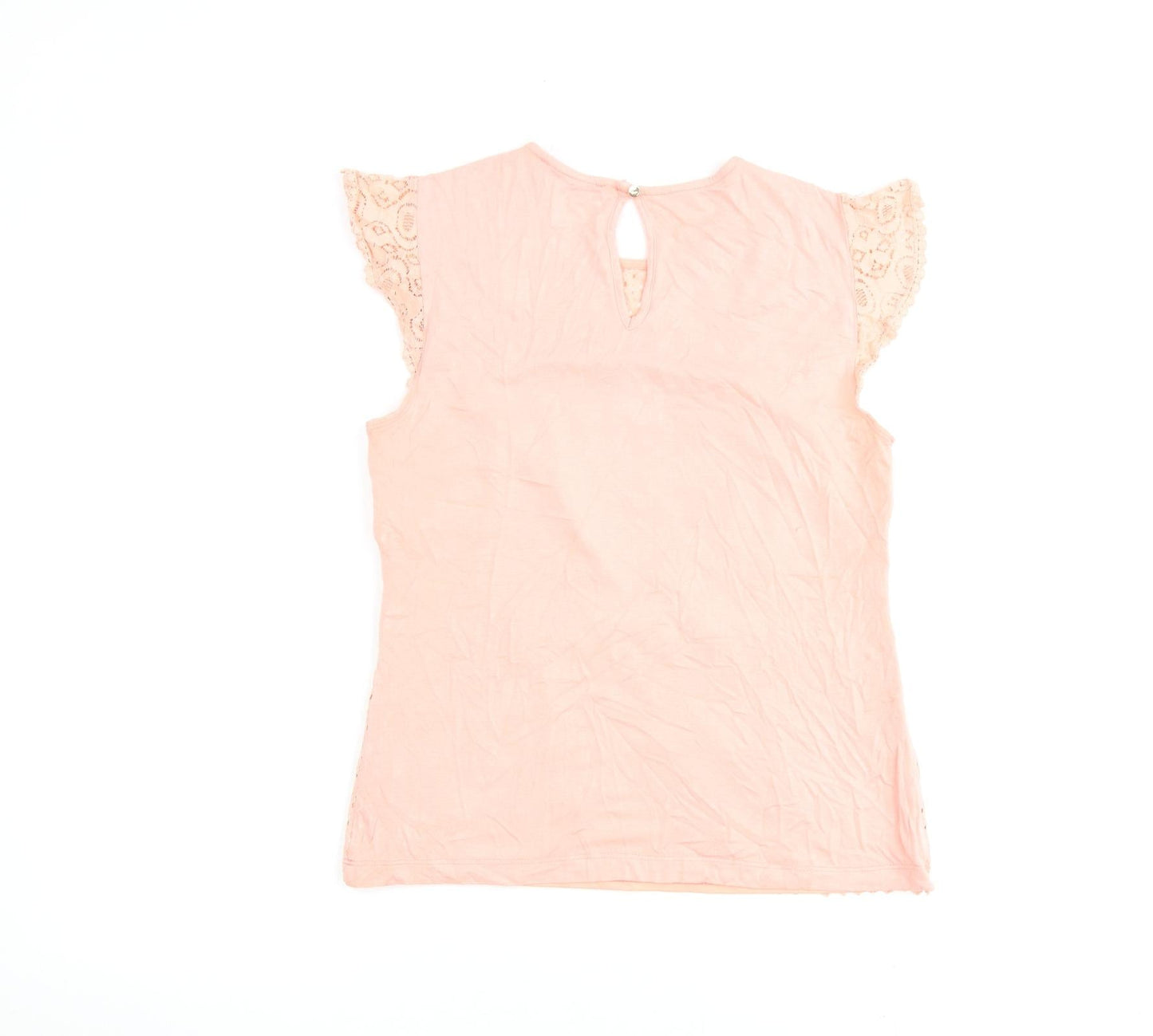 Womens UK Size S Oasis Pink Basic Blouse