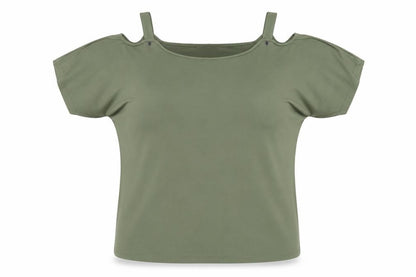 Womens UK Size 16 Julien Macdonald Green Basic Blouse