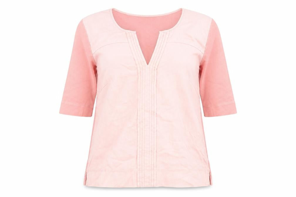 Womens UK Size 6 Sandwich Pink Basic Blouse