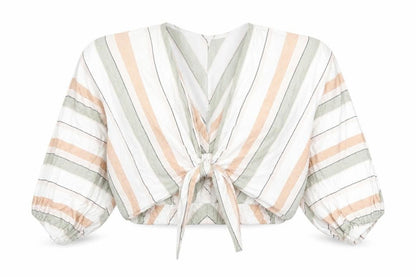 Womens UK Size XS Zara Multicoloured Basic Blouse