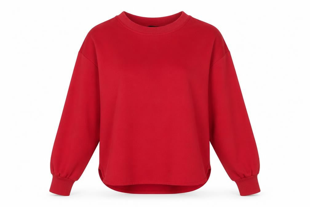 Womens UK Size 6 La Redoute Red Basic Blouse