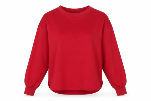 Womens UK Size 6 La Redoute Red Basic Blouse